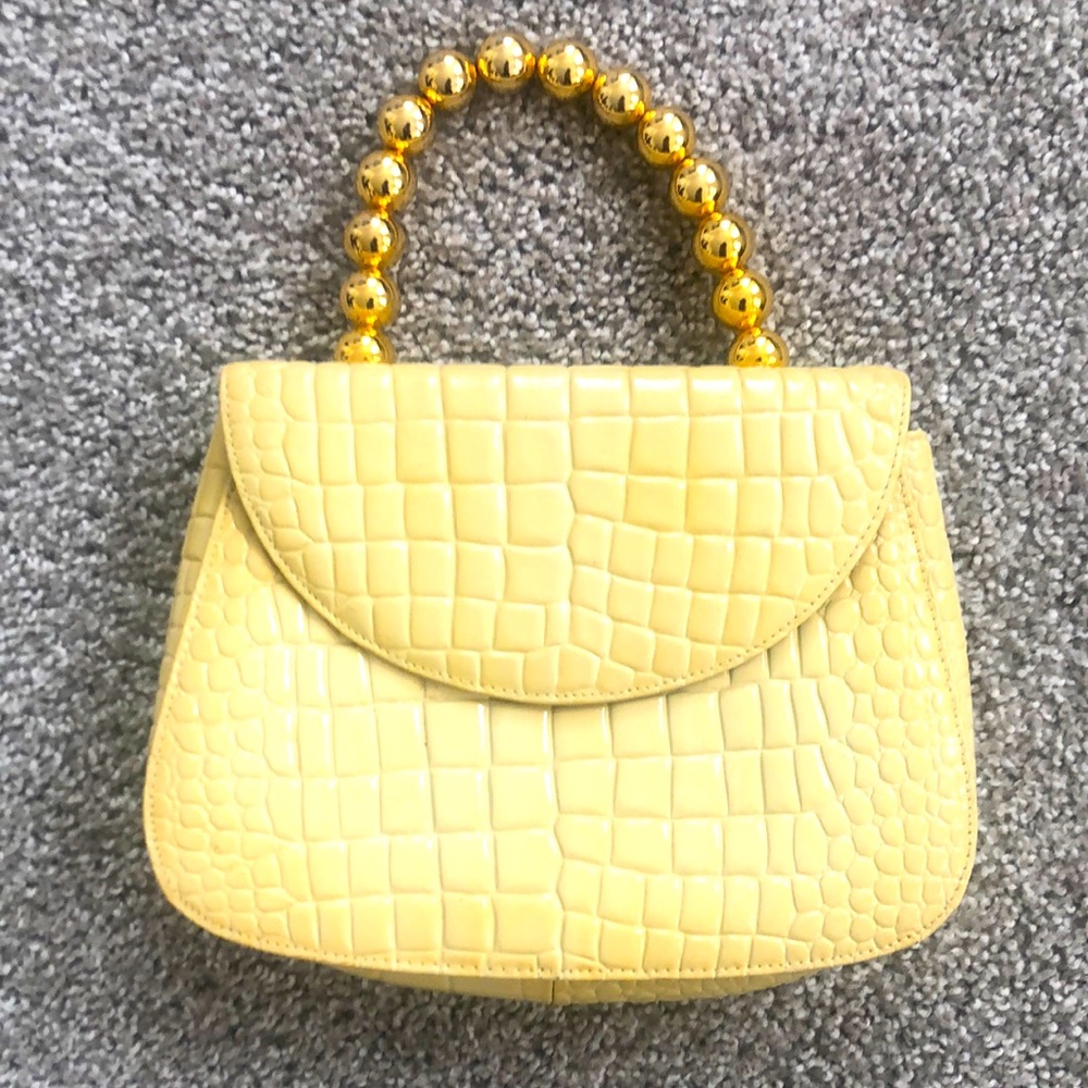 THIS ITEM IS SOLD.  Vintage Crocodile Leather Hand bag